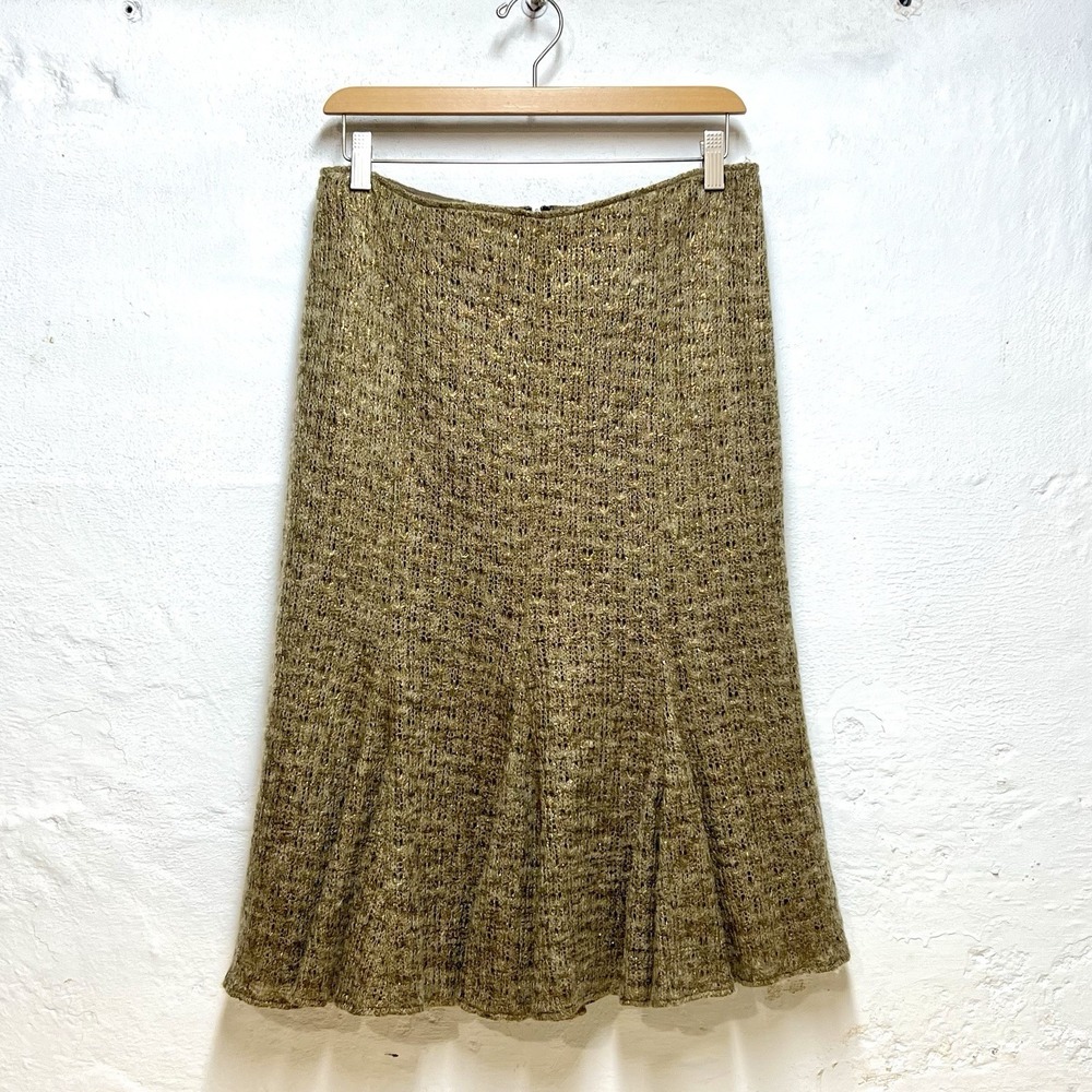 Lafayette 148 New York Skirt Size 8 EUC Tweed Lined Festive Holiday Classic
